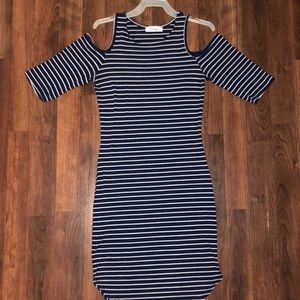 Cute fitted striped dress